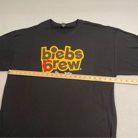 Tim Hortons Biebs Crew T Shirt Size XL by Justin Bieber - Picture 8 of 9